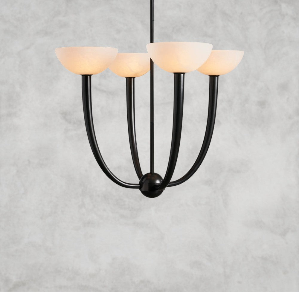 Saguaro Alabaster Chandelier 22", 42"